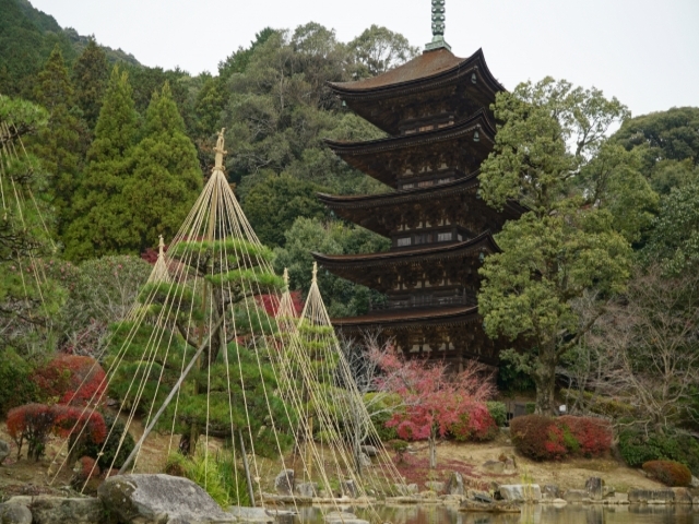 山口県の風景：瑠璃光寺五重塔